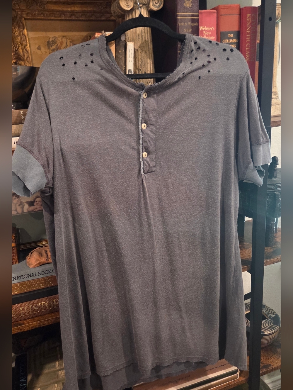 Magnolia Pearl Short-Sleeve Tee — Charcoal Gray with Back Logo - Picture 3 of 3